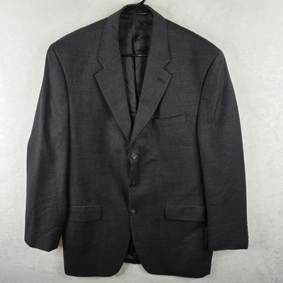 Blazer Abrigo Deportivo Lauren Ralph Lauren Para Hombres Gris Carbón Lana Cachemira 42L Foto 1 de 4
