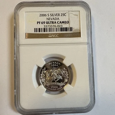 2006 S Nevada Silver Quarter NGC PF69 Ultra Cameo - Image 1 of 4