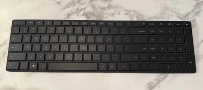 Microsoft Designer Bluetooth Keyboard Black Good Condition- Model 1678 - Image 1 of 4