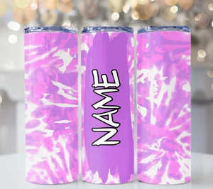 VASO TIE DYE ROSA PERSONALIZADO 20 OZ - Imagen 1 de 1