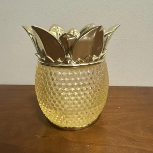 NEU Bath & Body Works irisierende Ananas schäumende Gel Seife dekorativer Halter - Bild 1 von 8
