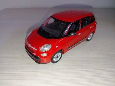 Fiat 500l 1/24 Newray Diecast Modellino Auto 500 L Vedi - Immagine 1 di 4