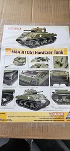 Dragon 1/6 Scale WWII M4A3 Sherman 105 Howitzer Tank Model.  Karton nie geöffnet - Bild 1 von 6