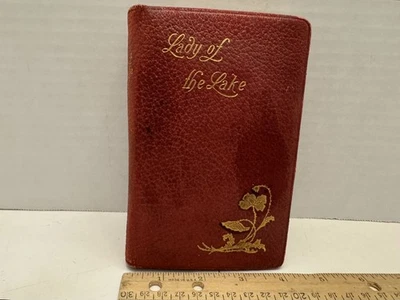 Vintage/Antique. The Lady of the Lake. Walter Scott, 1830 Soft Red Cover - Image 1 of 4