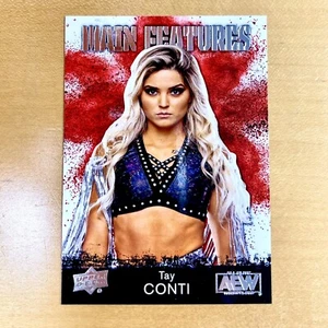 2021 Upper Deck AEW - Tay Conti Main Features #MF-18 SILVER Parallel  - Picture 1 of 2