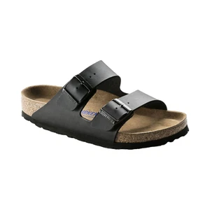 Birkenstock Arizona Soft Footbed Slide Sandals - Black, Size 37 EU/L:6 M:4 US - Picture 1 of 7