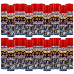 3-24er Pack Mehrzweck 300ml Spray Pflege Aerosol - Schmiert Reinigt & Schützt - Bild 1 von 27