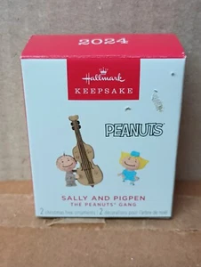 2024 HALLMARK KEEPSAKE PEANUTS SALLY & PIGPEN GANG ORNAMENTS NEW FAST SHIPPING - Picture 1 of 3