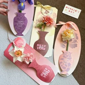 5PCS Hand-Held Bouquet Wrapping Box Handbag Flower Paper Bag Mother's Day - Picture 1 of 14