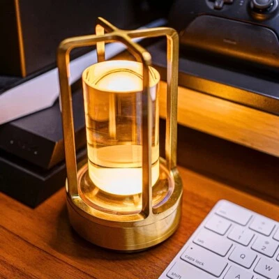Klarako Crystal Lantern Lamp – Modern, Cordless, Rechargeable, Touch Control - Image 1 of 4
