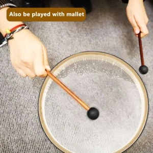 Gentle Sea Sound Hand Drum for Early Learning Ocean Wave Bead Musical Instrument - Bild 1 von 12