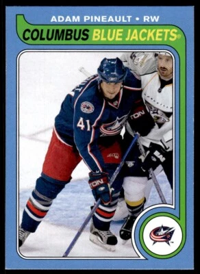 2008-09 O-Pee-Chee 1979-80 Retro Adam Pineault Rookie Columbus Blue Jackets #543 - Image 1 of 2