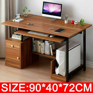 Computer Desk Study Office Storage Workstation Laptop Table Student Home Writing