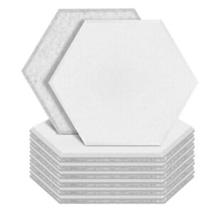12 Pcs Hexagon Acoustic Panels Beveled Edge Sound Proof Foam Panels,Sound Proofi