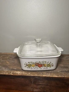 Corning Ware Spice of Life 1.5 Qt Casserole A-1 1/2-B Le Persil La Sauge w/ Lid - Picture 1 of 10