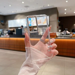 Clear Plating For Samsung S24 S23 S22 S21 Ultra S20 FE A55 A15 Phone Case Cover - Picture 1 of 15