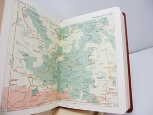 Rocky Mountains Guide Travel Journal 6" Leather Bound Softcover Orvis Red - Picture 1 of 11
