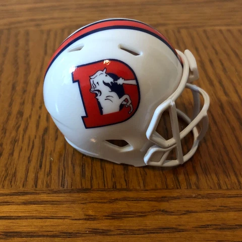 Denver Broncos NEW 2023 white custom pocket pro helmet NFL Cover