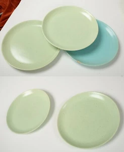 Laurel of California Plates 5 Plates (N7L) Green & Blue Speckled 10" - Picture 1 of 12