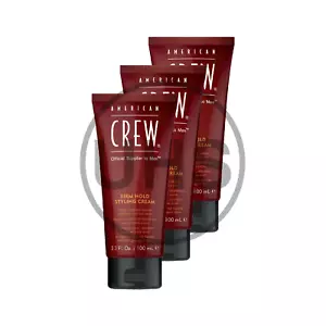 3 x American Crew Firm Hold Styling Cream | 100ml | AUS SELLER - Picture 1 of 1