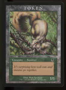 Squirrel Token (Odyssey) - MTG Magic Player Rewards 2002 - RareCo - Picture 1 of 2