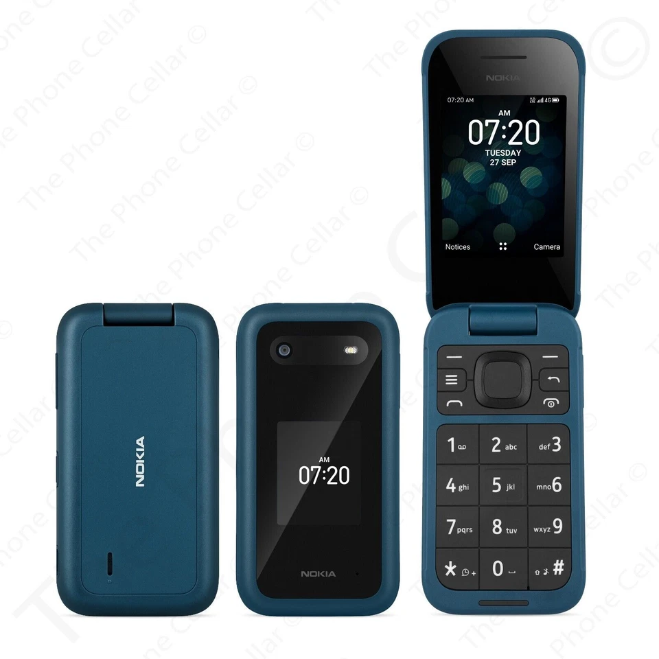 Nokia 2780 Flip - 512 MB - Blue (Unlocked)
