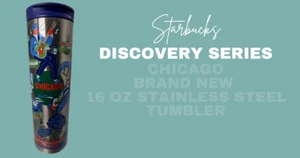 SERIE DISCOVERY STARBUCKS 16 OZ. VASO DE VIAJE CHICAGO ACERO INOXIDABLE - Imagen 1 de 3