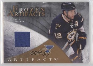 2010-11 Upper Deck Artifacts Retail Frozen Jersey David Backes #FAR-BA