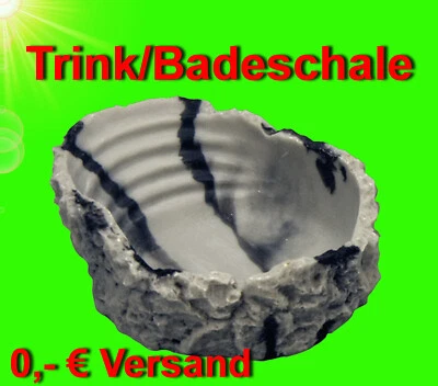 Terrarium 🐟 TRINK - u. BADESCHALE WASSERSCHALE 🐟 Reptilien Napf Vögel - Bild 1 von 2