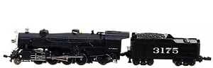 N Model Power 87572 Mikado 2-8-2 ATSF #3175 (Tested) - Picture 1 of 11