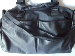 Steve Madden große schwarze Weekend Tragetasche Nylon Shop Tasche 20" B x 15" T x 7" - Bild 1 von 10