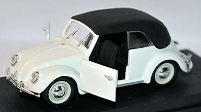 VW Volkswagen Beetle Cabriolet Chiuso Soft Top 1949 Bianco 1:43 - Immagine 1 di 4