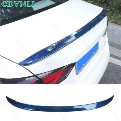 For Nissan Altima/Teana 2019 -21 Bright Blue Rear Trunk Spoiler Wing Flap Strip Foto 1 de 4