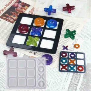 XXOO Mould Craft DIY Game Board Casting Mold Silicone Resin Epoxy Crystal Making - Picture 1 of 13