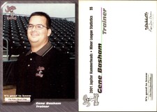 Gene Basham 2001 Jupiter Hammerheads #35 Card *AutographDen*