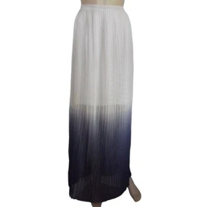 Maxi Falda Ultra Rosa Mujer Talla Pequeña Larga Rubor Azul Ombre Plisada Beige Rosa - Imagen 1 de 8