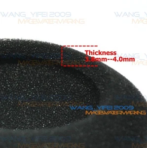 Dicker 10 Stck. 55 mm Kissen Schaum Ohrpolster Schwamm Kopfhörer Abdeckung Headset 2,15 Zoll - Bild 1 von 9