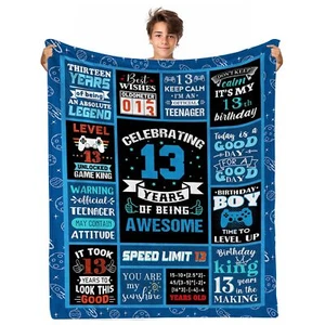 13 Year Old Boy Gifts Birthday Gifts for 13 Year Old Boys Kids Blanket 40 x 5... - Picture 1 of 7