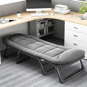 Single Foldable Folding Bed & Mattress Guest Bed Heavy Duty Portable Large Bed - Picture 1 of 10