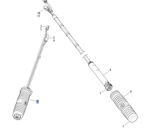 Harley Davidson 2019 - 2021 CVO Chrom Kahuna Links Heizgriff 56100325 - Bild 1 von 1