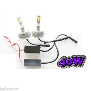 2 AMPOULE LED H7 40W - ÉCLAIRAGE PUISSANT - 6000K PEUGEOT 607 - Bild 1 von 1