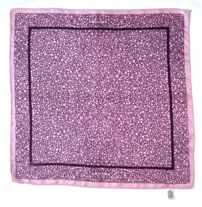 Vintage Vera Lavender Purple Acetate Scarf Pebble Design  21" x 21" - Picture 1 of 4