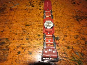 WINTON WATCH 17 JEWEL WITH FANCY LEATHER STRAP  SOLD AS IS - Picture 1 of 6