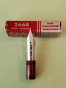 vintage Esterbrook 2668 Medium Pen Nib - Picture 1 of 3