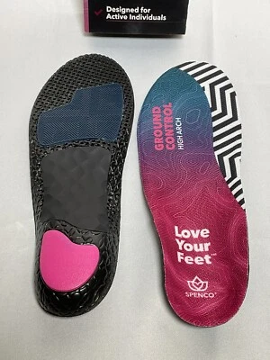 Spenco Ground Control Low/Medium/High Arch “Sport” Shoe Inserts Mens Womens - Image 1 of 4