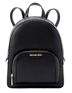 Sac à dos Michael Kors sac Jaycee Medium PKT sac à dos cuir noir neuf - Photo 1 sur 10