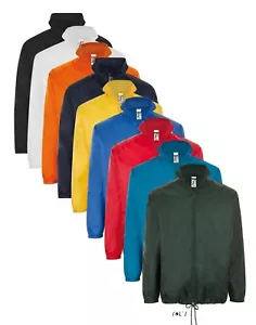 SOLS Chaqueta Impermeable Con Capucha Para Hombre, Mujer Y Unisex - Imagen 1 de 10