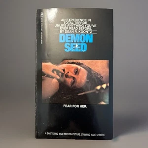 DEMON SEED Dean Koontz - 1977 MOVIE Tie In 2nd Print Paperback From Hell - Bild 1 von 14