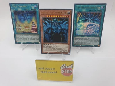 Obelisk, Soul Cross,  Breaking Ruin God EGO1-EN001/002/274 Ultra Rare Yugioh - Image 1 of 4