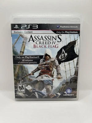 Assassin's Creed IV: Black Flag (Sony PlayStation 3, 2013)-Pre-owned w/Manual - Image 1 of 4